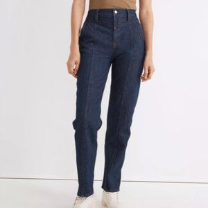 NWT Madewell Perfect Vintage Straight Jean in Greenhaven Wash: Seamed Version